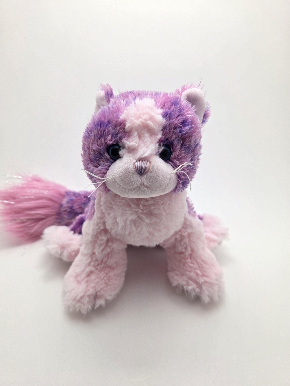 Ganz Webkinz Pom Pom Kitty HM444 Pink Purple Cat Plush